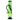A front view of the 12-inch JM Plastics Double Chamber Bubble Base Acrylic Water Pipe, showing its clear construction and bubble base design.