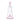 Centered front view of the DankStop Curvy Diffused Bubbler Bong - 8 in. showing a translucent milky blue-tinted glass body, bulbous base, and rounded mouthpiece on a white background