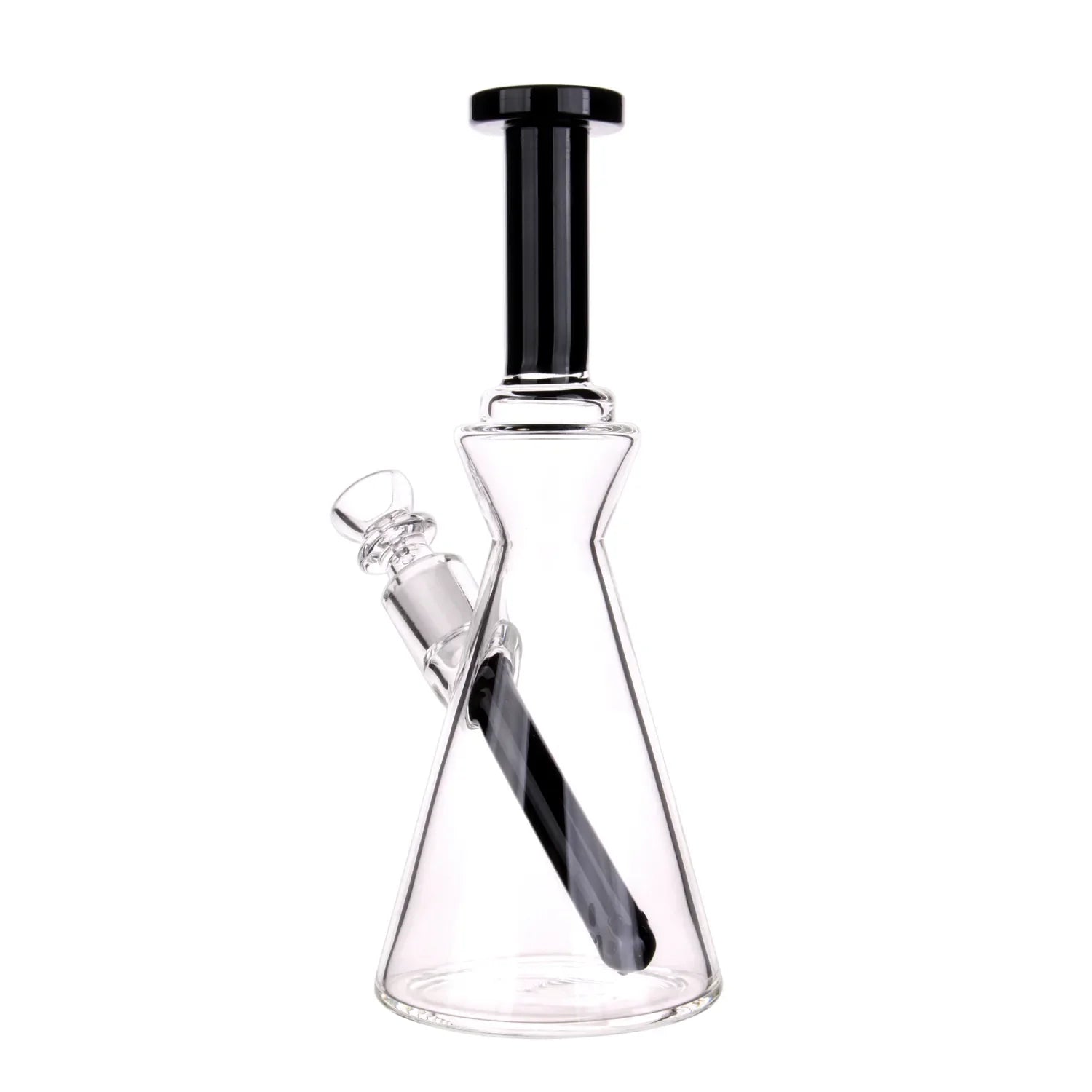 DankStop Vase Beaker with Worked Downstem Bong - 8 in.