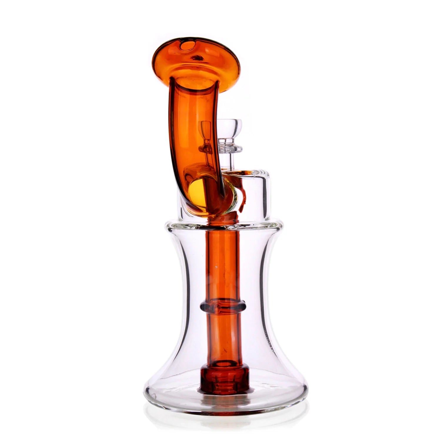 DankStop Mini Showerhead Perc Bubbler Bong - 7 in.