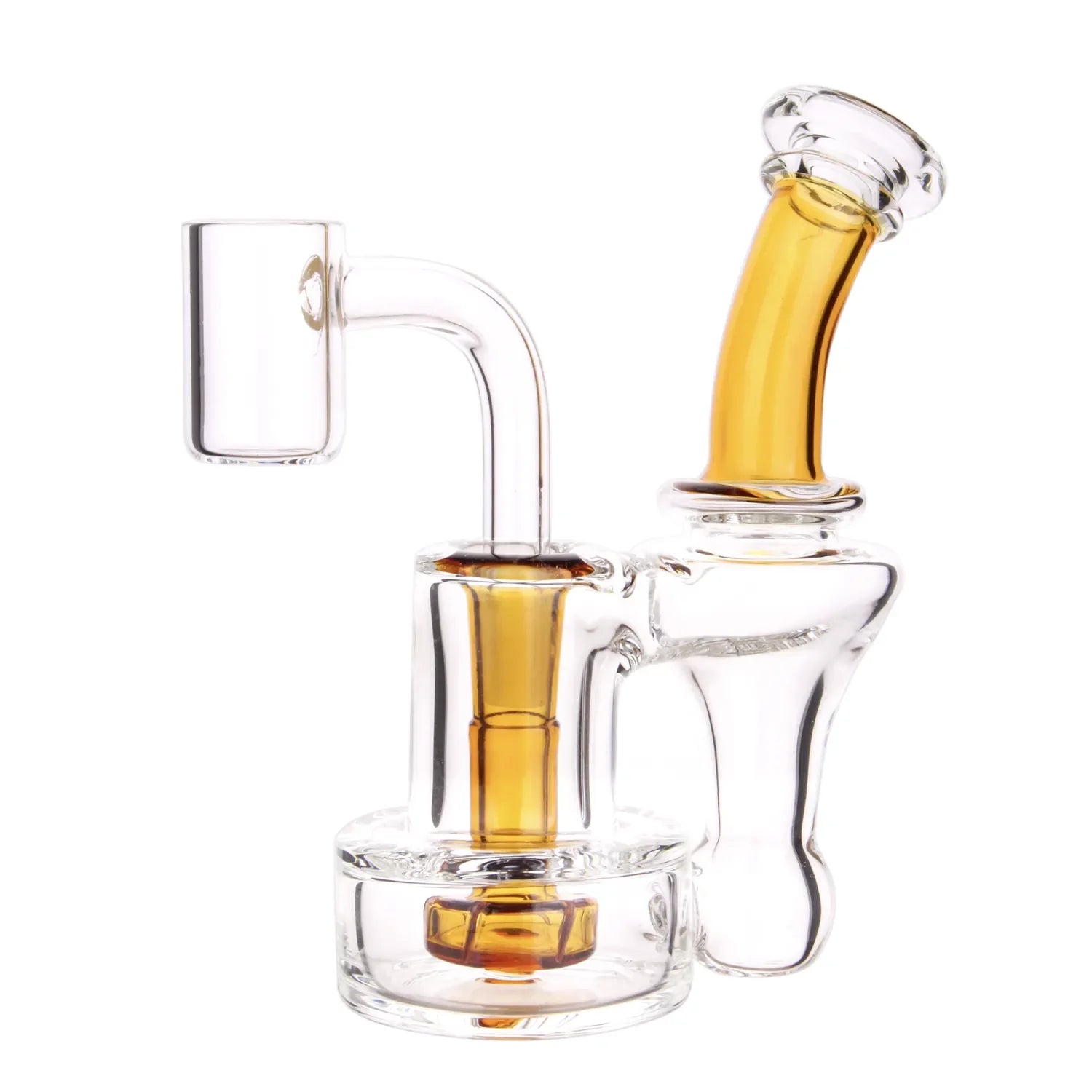 DankStop Mini Showerhead Dual - Use Bong - 4.8 in.