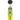 Centered front view of the lime-to-yellow gradient Dip Devices Rover Dab Pen showing its clear cartridge, black mouthpiece, and single round power button.