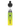 Centered front view of the lime-to-yellow gradient Dip Devices Rover Dab Pen showing its clear cartridge, black mouthpiece, and single round power button.