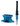 Right-side view of the Pulsar RIP Silicone Vapor Straw w Stand showing a tall black-and-blue swirled silicone straw with metal tip beside a matching blue-black silicone stand embossed with "PULSAR".