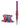 Studio-lit front view of the Pulsar RIP Silicone Vapor Straw w Stand showing a rainbow-swirl silicone stand embossed with "PULSAR" beside a matching multicolor straw with a metal tip.