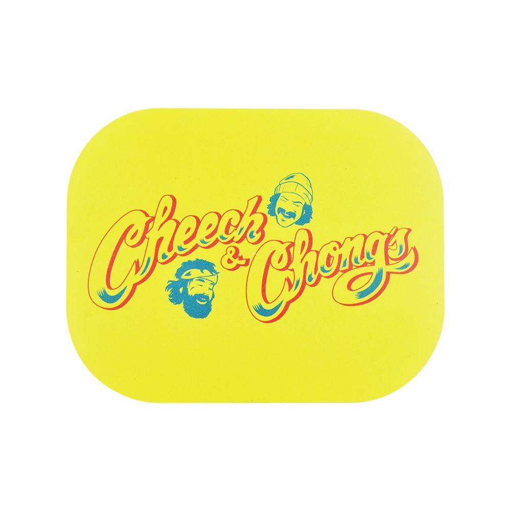 Cheech & Chong Mini Magnetic Rolling Tray Lid - Yellow Logo