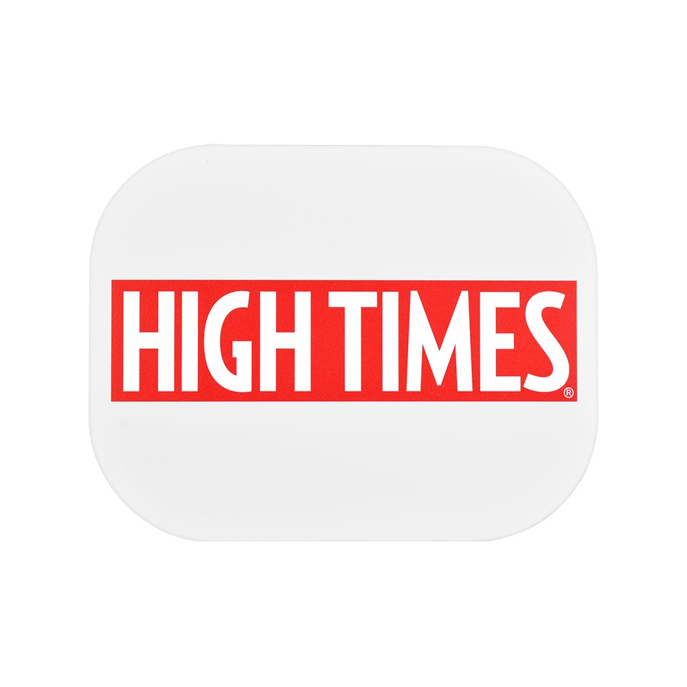 High Times Mini Magnetic Rolling Tray Lid - White Logo