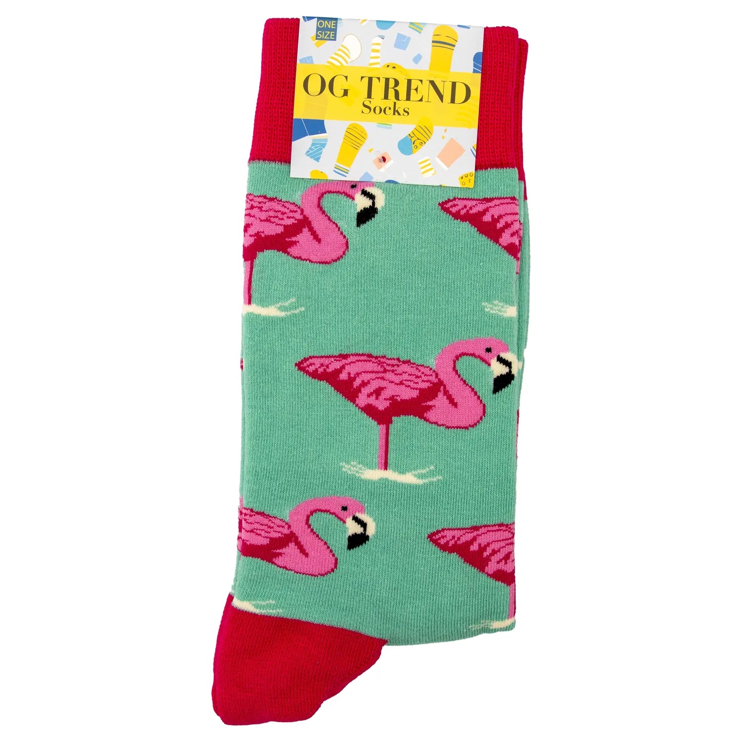 Flamingo Socks - One Size Fits All