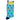 Front view of the Husky Socks - One Size Fits All, featuring a playful pattern of husky dog faces on a bright blue background.