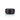 Front view of the black RYOT GR8TR Solid Body Grinder sitting on a reflective white surface with soft, even lighting.