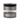 Close-up front view of a cylindrical RYOT 4PC Jar Body Grinders showing a matte gray metal body with a clear middle chamber and textured black top.