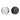 Top-down view of two halves of the RYOT 4PC Jar Body Grinders showing a silver toothed lid and a black toothed chamber.