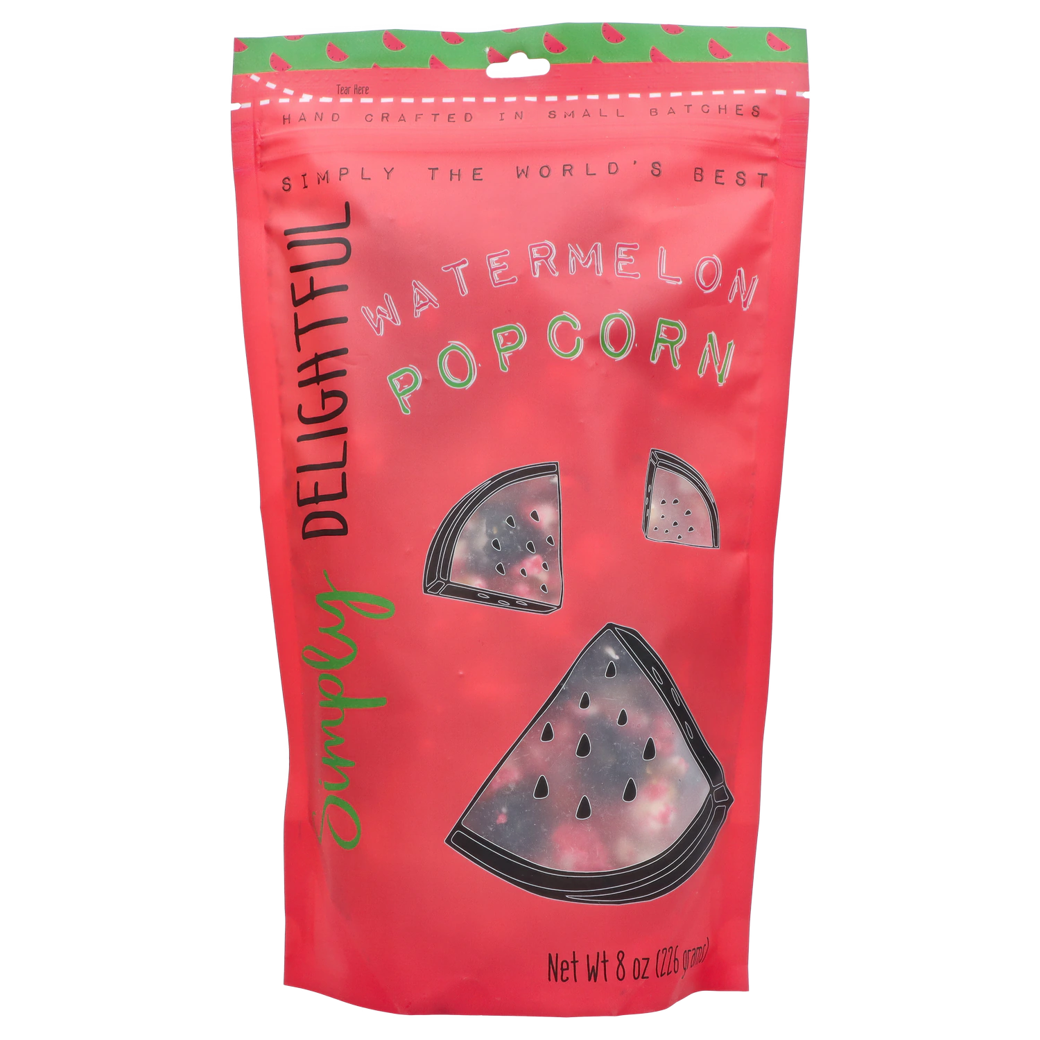 Simply Delightful Watermelon Popcorn