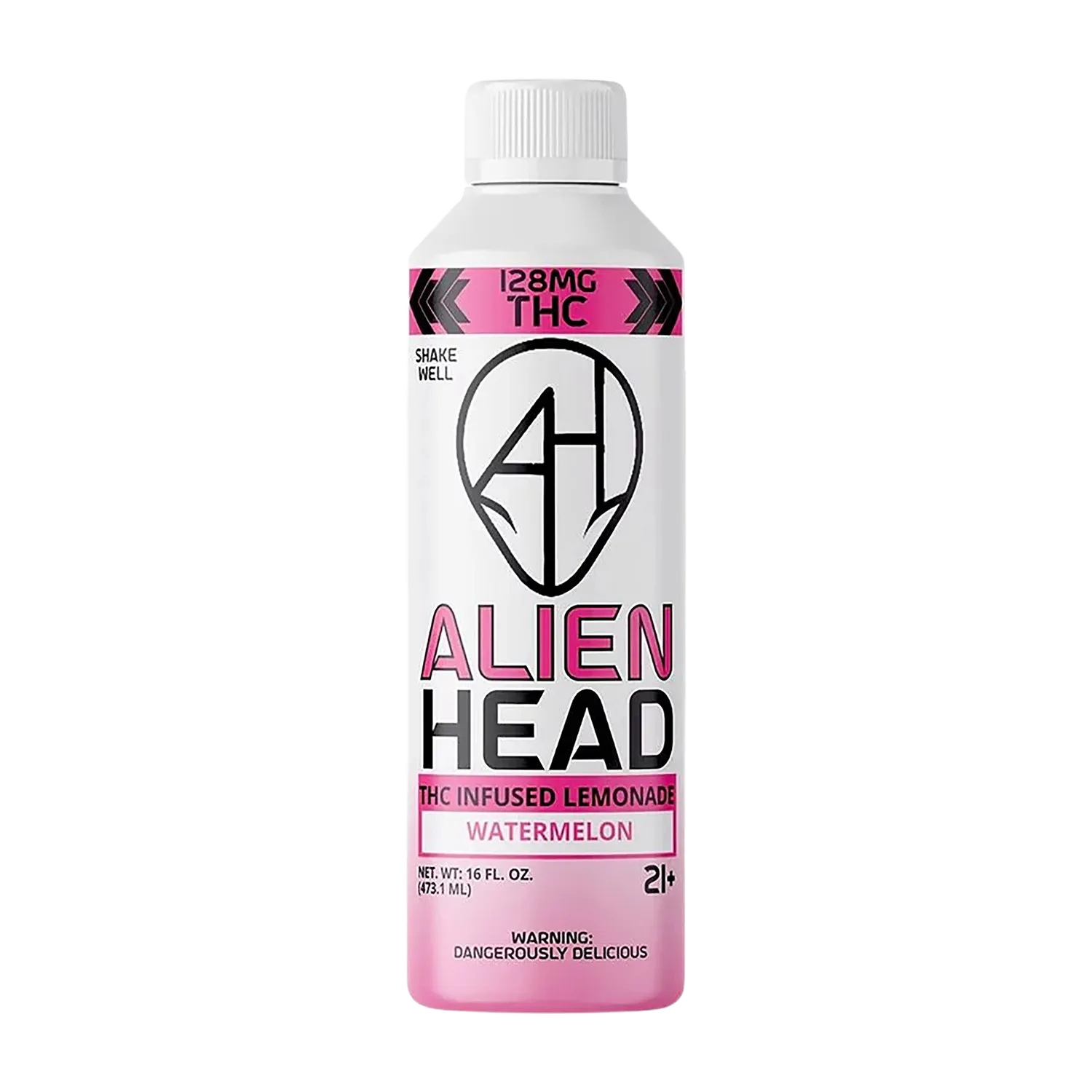 Alien Head D9 THC Lemonade | Watermelon | 16oz | 128mg | 4ct Display