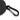 Close-up of the black RYOT Hardcase zipper and attached black carabiner against a white background.