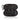 Top-down view of a black RYOT Hardcase opened to reveal a padded interior holding a matte black pipe with a carabiner clipped to the case.