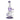 Front view of the Straight Fab Klein Rig, a clear glass rig with a unique, multi-chamber design.