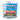 Close-up front view of the Sweet Tooth 14oz Candy Scented Candle showing its blue label with "Mike and Ike Berry Blast" logo and fruit artwork.