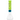 Front view of the Slime Sky High Standard Beaker showing its tall neon green decorated neck atop a clear glass beaker base against a white background