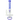 A studio shot of the 12" Sidewinder Inline Perc Glass Bong, showcasing its sleek glass construction and the curve of its neck.