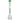 Tall front view of the AFM Smoke 18" AFM Hitter Double Arm Perc 5mm Glass Beaker Bong with green accents against a white background.