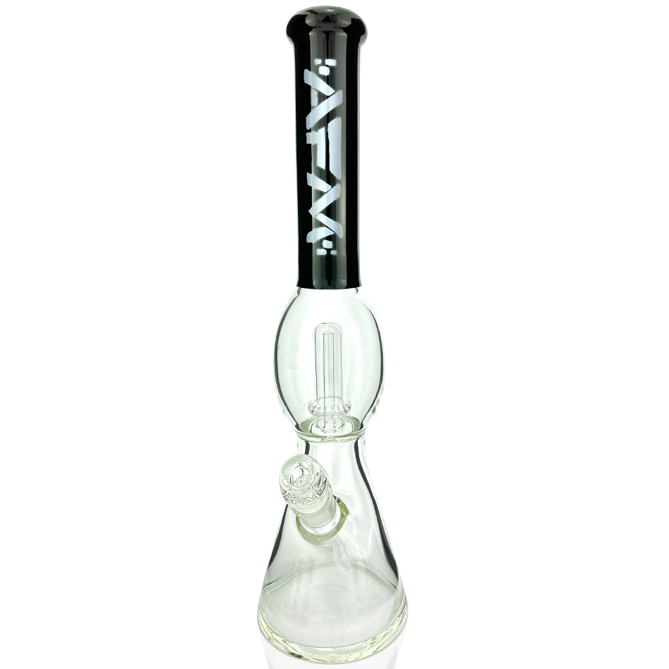 18" UFO Color Sleeve Glass Beaker Bong