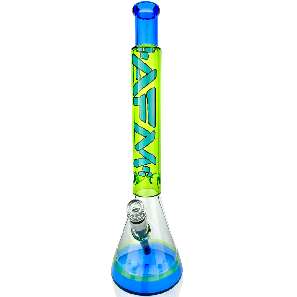 18" Quasar Beaker Bong - Lime