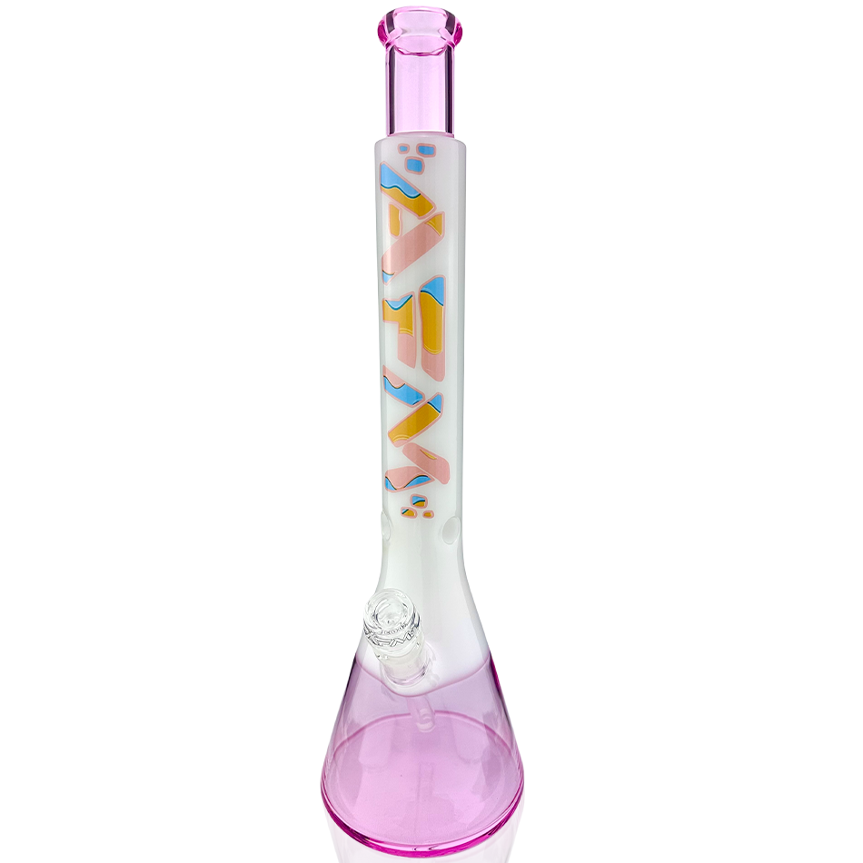 18" Ice Cream Quasar Glass Beaker Bong