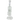 A three-quarter view of the Double Cosmos Clear Glass Rig, showcasing its simple, clear glass construction and cylindrical shape.