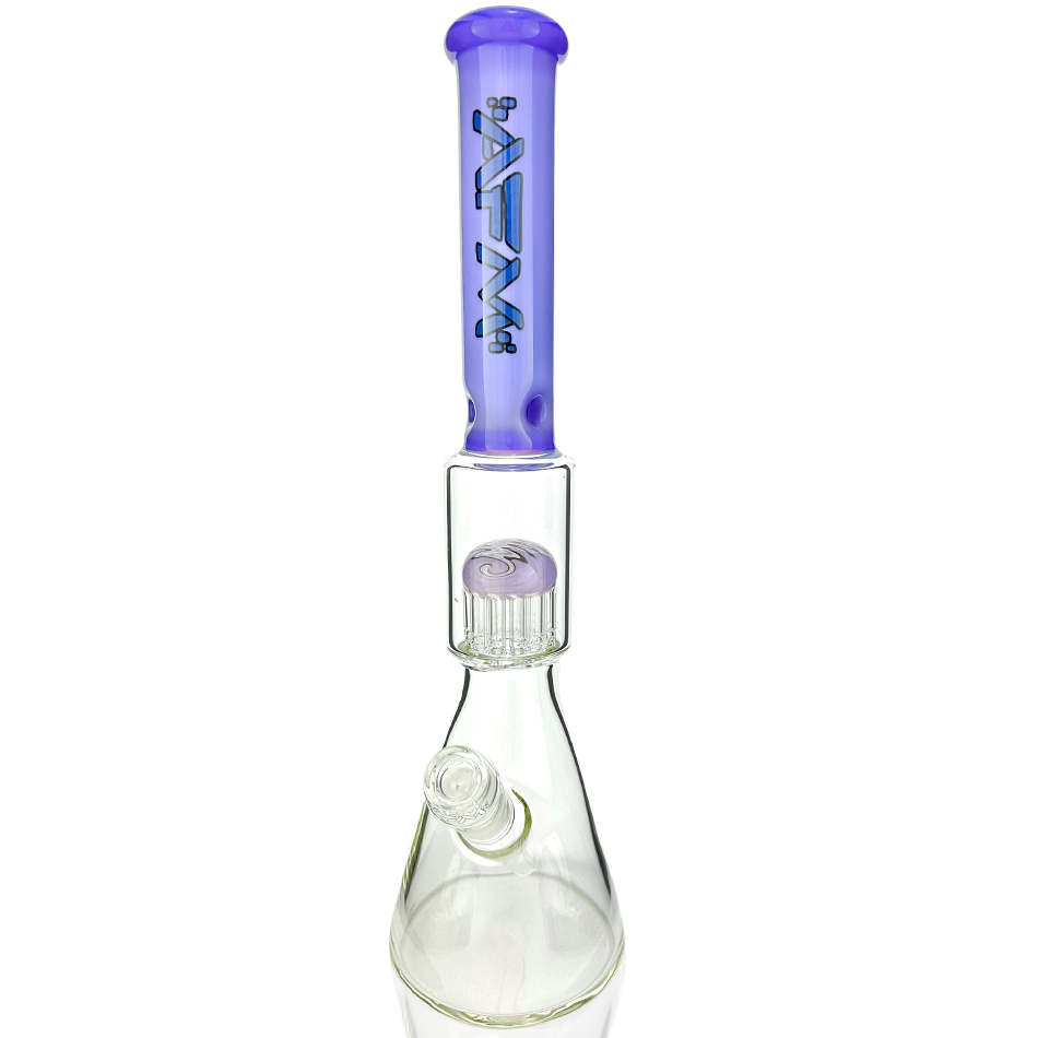 18" Reversal Sleeve Glass Tree Perc Beaker Bong