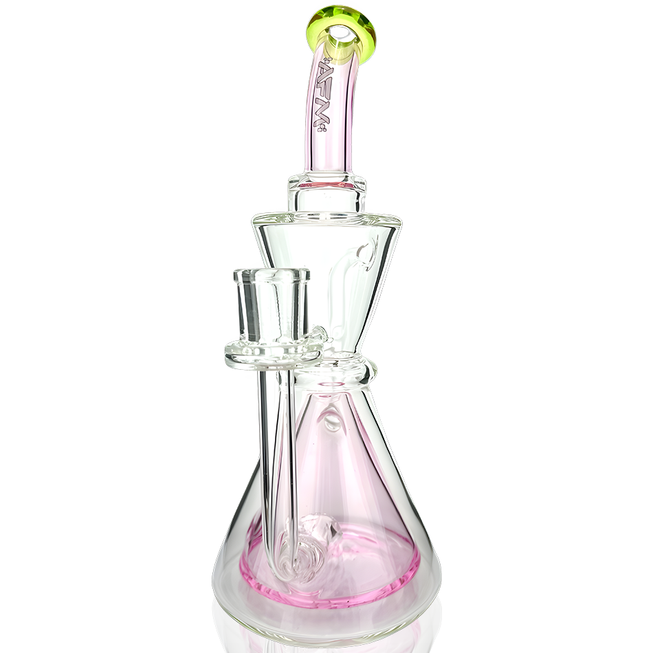 Pyramid Perc Glass Recycler Rig