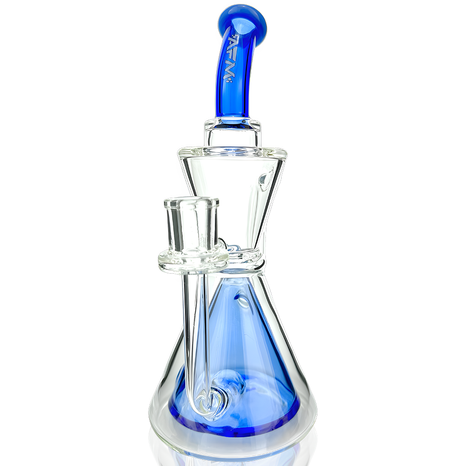 Pyramid Perc Glass Recycler Rig