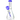 A studio shot of the 12" Chubbi Colored Lip Beaker Bong, showing its vibrant colored lip and classic beaker shape.
