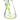 A vibrant, front view of the 12" Chubbi Colored Lip Beaker Bong, showcasing its colorful glass and unique beaker shape.