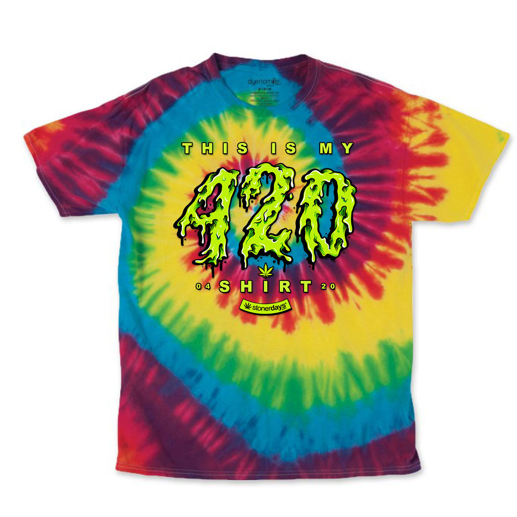 This is my 420 Shirt Men's Tie Dye Tee