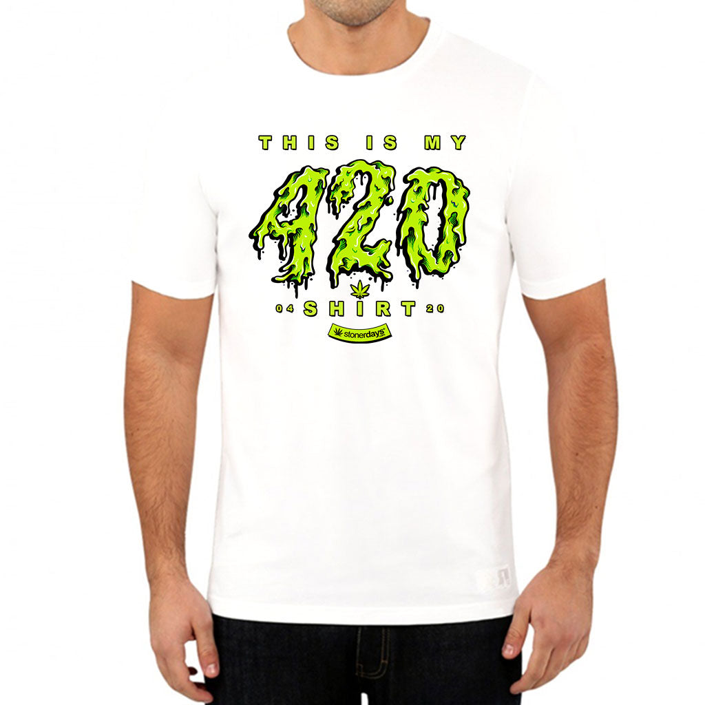 This is my 420 Shirt Men's White Tee