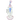 Front view of the Inline To Arm Rig, a clear glass rig with curved arm and joint visible against a plain white background.