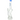 Front view of the Time Clear Glass Recycler Rig, a clear glass piece with a rounded base and multiple stacked cylinders.