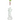 Front view of the Time Clear Glass Recycler Rig, showcasing its clear glass construction and intricate, layered design.