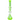 A front view of the 16" UFO Pyramid Glass Freezable Coil Beaker Bong, showcasing its vibrant green glass and unique pyramid shape.