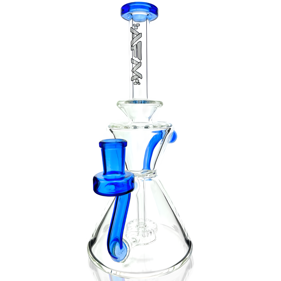 Tulip Clear Glass Recycler Rig