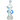 Looking Glass Clear Recycler Rig shown from a three-quarter view, featuring clear glass and a complex arrangement of tubes.