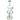A three-quarter view of the Looking Glass Clear Recycler Rig, showcasing its clear glass construction and intricate internal recycling chambers.
