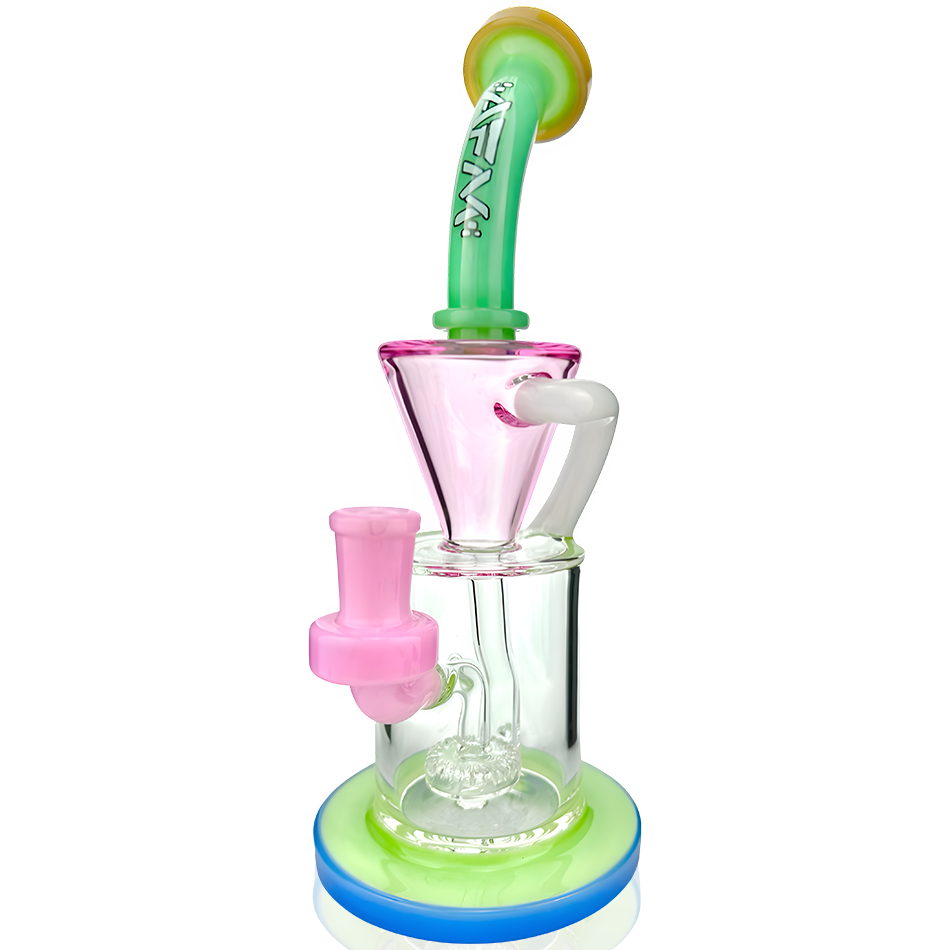 Drain Incycler Rainbow Color Glass Rig