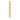 Close-up, centered vertical view of the gold ONGROK USA Taster Bat - Aluminum One-Hitter against a white background.