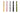 Row of five vertical metal tubes photographed front-on on a white background, showing the ONGROK USA Taster Bat - Aluminum One-Hitter in gold, pink, silver, black, and green finishes.