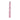 Centered close-up of the pink ONGROK USA Taster Bat - Aluminum One-Hitter showing its textured metallic mouthpiece and slim cylindrical shaft against a white background.