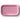 Top-down view of a medium pink Blazy Susan Grateful Dead Metal Rolling Tray - Medium patterned with repeating white lightning-bolt motifs and soft shadowing.