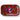 Top-down view of the Blazy Susan Grateful Dead Metal Rolling Tray - Medium featuring a dense red rose pattern with green leaves and a central Grateful Dead skull-and-lightning emblem.