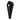 Front view of the Token Hand Pipe, a sleek, black smoking device with a minimalist design.